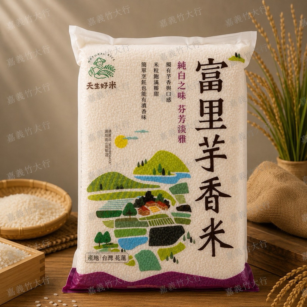 富里芋香米｜真空包｜2.5公斤